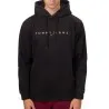 Tommy Jeans – Sweat à capuche avec logo brodé – Noir - TOMMY JEANS