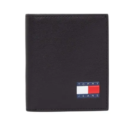Tommy Jeans – portefeuille en cuir tjm Heritage pour homme – Noir - TOMMY HILFIGER