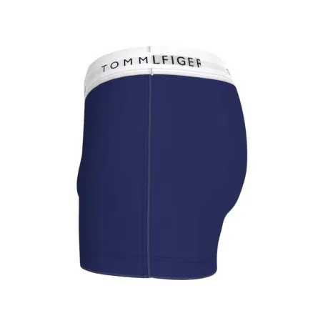 Tommy Jeans – Pack De 3 Calzoncillos Trunk Essential – Bleu Marine Noir Rouge - TOMMY JEANS