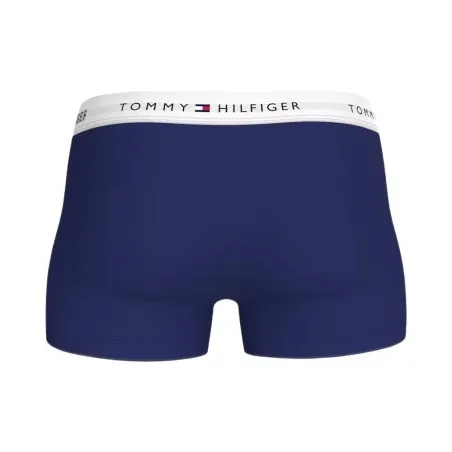 Tommy Jeans – Pack De 3 Calzoncillos Trunk Essential – Bleu Marine Noir Rouge - TOMMY JEANS