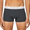 Tommy Jeans – Pack De 3 Calzoncillos Trunk Essential – Bleu Bleu Ciel Noir - TOMMY JEANS