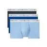 Tommy Jeans – Pack De 3 Calzoncillos Trunk Essential – Bleu Bleu Ciel Noir - TOMMY JEANS