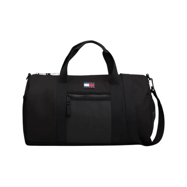 Tommy Jeans – Mesh Pocket Duffel Bag – Noir - TOMMY JEANS