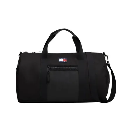 Tommy Jeans – Mesh Pocket Duffel Bag – Noir - TOMMY HILFIGER