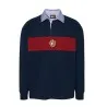 Tommy Jeans – Maillot de rugby oversize à blocs de couleurs – DARK NIGHT NAVY - TOMMY JEANS