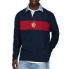 Tommy Jeans – Maillot de rugby oversize à blocs de couleurs – DARK NIGHT NAVY - TOMMY JEANS