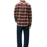 Tommy Jeans – Chemise Oxford en coton à carreaux – Marron - TOMMY JEANS