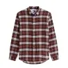 Tommy Jeans – Chemise Oxford en coton à carreaux – Marron - TOMMY JEANS