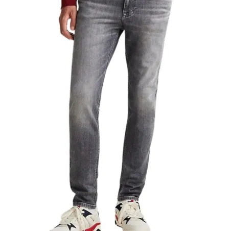 Tommy Jeans – Jean slim délavé Tommy Hilfiger Skinny – Gris - TOMMY JEANS