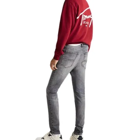 Tommy Jeans – Jean slim délavé Tommy Hilfiger Skinny – Gris - TOMMY JEANS