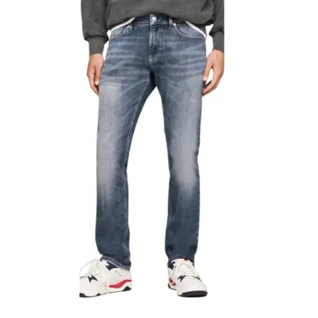 Tommy Jeans – Jean slim délavé Tommy Hilfiger Scanton en denim – Bleu - TOMMY JEANS