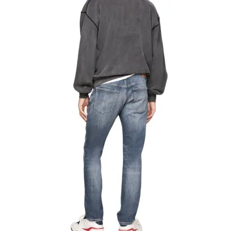 Tommy Jeans – Jean slim délavé Tommy Hilfiger Scanton en denim – Bleu - TOMMY JEANS