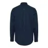 Tommy Jeans – Chemise Tommy Jeans coupe classique pour homme avec finition unie – Bleu Marine - TOMMY JEANS