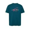 Tommy Jeans – Camiseta Tommy Jeans Firma Tommy – vert - TOMMY JEANS