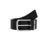 TOMMY JEANS- Ceinture en cuir à logo en émail – Bleu - TOMMY JEANS