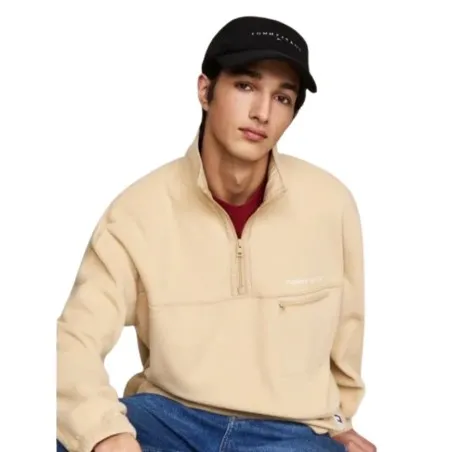 Tommy Jeans – Fleece Five-Panel Baseball – Noir - TOMMY HILFIGER