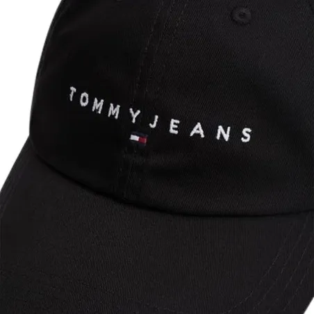 Tommy Jeans – Fleece Five-Panel Baseball – Noir - TOMMY HILFIGER