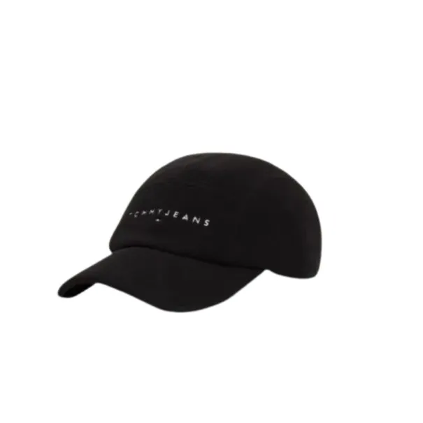 Tommy Jeans – Fleece Five-Panel Baseball – Noir - TOMMY JEANS