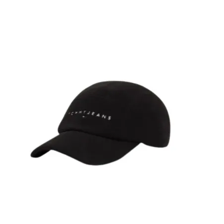 Tommy Jeans – Fleece Five-Panel Baseball – Noir - TOMMY HILFIGER