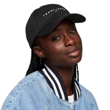 Tommy Jeans – Fleece Five-Panel Baseball – Noir - TOMMY HILFIGER
