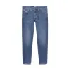 Tommy Jeans – Jean Austin Slim Tapered à délavage – Dark Denim - TOMMY JEANS