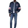 Tommy Jeans – Jean Austin Slim Tapered à délavage – Dark Denim - TOMMY JEANS