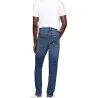 Tommy Jeans – Jean Austin Slim Tapered à délavage – Dark Denim - TOMMY JEANS