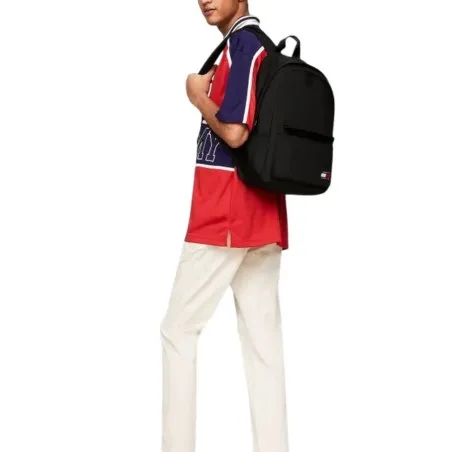 TOMMY JEANS- Sac à dos Essential Badge Dome – Noir - TOMMY HILFIGER