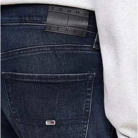 TOMMY JEANS – Jean slim délavé Scanton – denim foncé - TOMMY JEANS