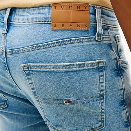 TOMMY JEANS – Jean slim Scanton délavé – light blue - TOMMY JEANS