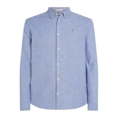 TOMMY JEANS- Chemise en coton biologique – Bleu - TOMMY JEANS