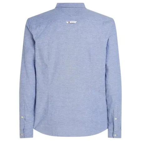 TOMMY JEANS- Chemise en coton biologique – Bleu - TOMMY JEANS
