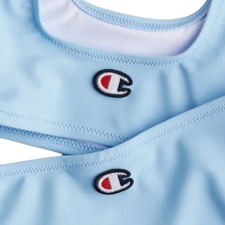 Champion – Maillot de bain 2 pièces Champion pour fille Natation – bleu clair - CHAMPION