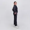 Zipped cropped jacket fille avec bas élastique - KONTAKT