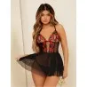 Nuisette de nuit Glamour  - LFM807 - BLOOM