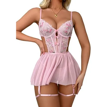 Nuisette de nuit Glamour  - LFM803 - BLOOM