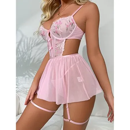 Nuisette de nuit Glamour  - LFM803 - BLOOM