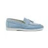 Mocassin Femme MAKEBA  PIANA / DAIM BLEU CIEL - MAKEBA