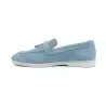 Mocassin Femme MAKEBA  PIANA / DAIM BLEU CIEL - MAKEBA