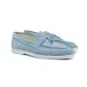 Mocassin Femme MAKEBA  PIANA / DAIM BLEU CIEL - MAKEBA