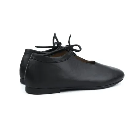 Chaussures cuir MAKEBA  BALLERINE / NOIR - MAKEBA
