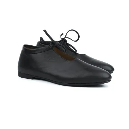 Chaussures cuir MAKEBA  BALLERINE / NOIR - MAKEBA