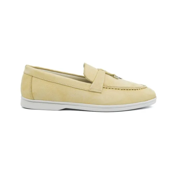 Mocassin Femme MAKEBA  PIANA / CREME - MAKEBA