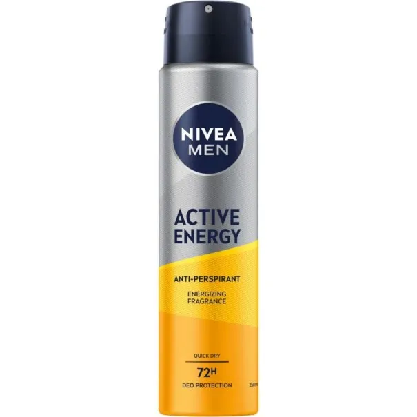 Déodorant Homme NIVEA ACTIVE ENERGY 72H 250ML - NIVEA