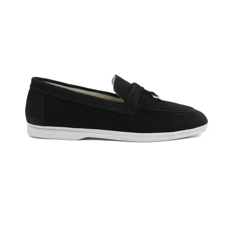 Mocassin Homme MAKEBA  PIANA / DAIM NOIR - MAKEBA