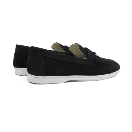 Mocassin Homme MAKEBA  PIANA / DAIM NOIR - MAKEBA
