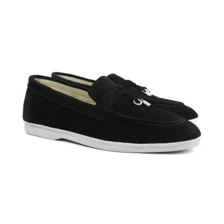 Mocassin Homme MAKEBA  PIANA / DAIM NOIR - MAKEBA