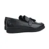 Mocassin Homme en cuir 7445 / NOIR FALL - MAKEBA