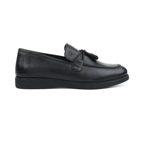 Mocassin Homme en cuir 7445 / NOIR FALL - MAKEBA