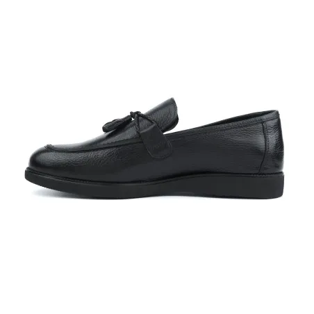Mocassin Homme en cuir 7445 / NOIR FALL - MAKEBA